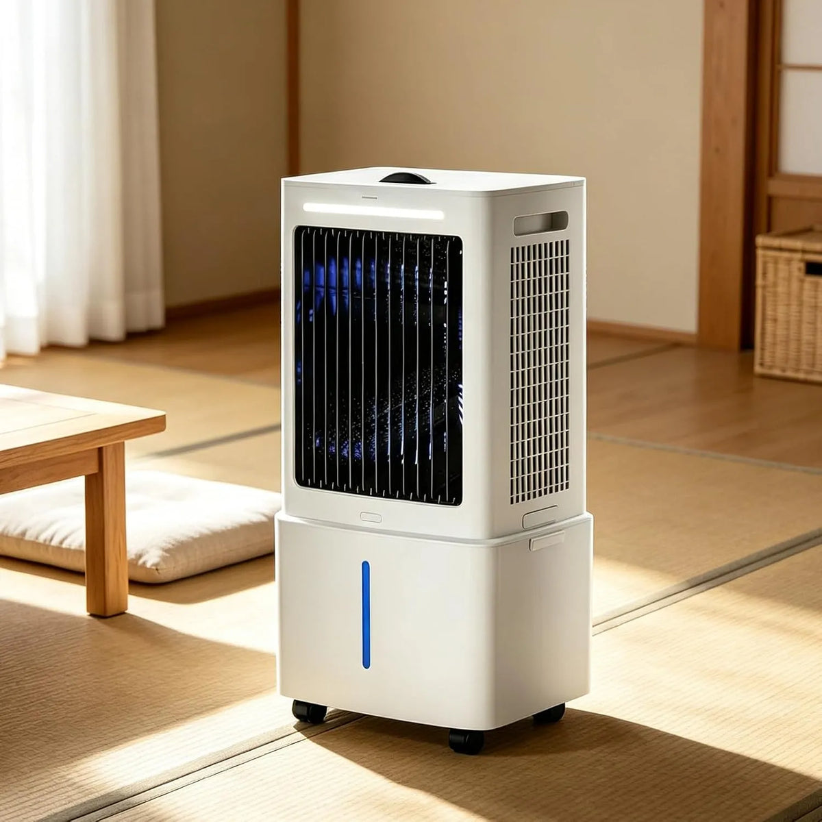 serbatoio 25L, portatile 3-in-1 con 3 velocità, 6 pacchi di ghiaccio, timer 1-12H, Climatizzatore 3-in-1 1-12H, oscillazione 60°, 120°, telecomando