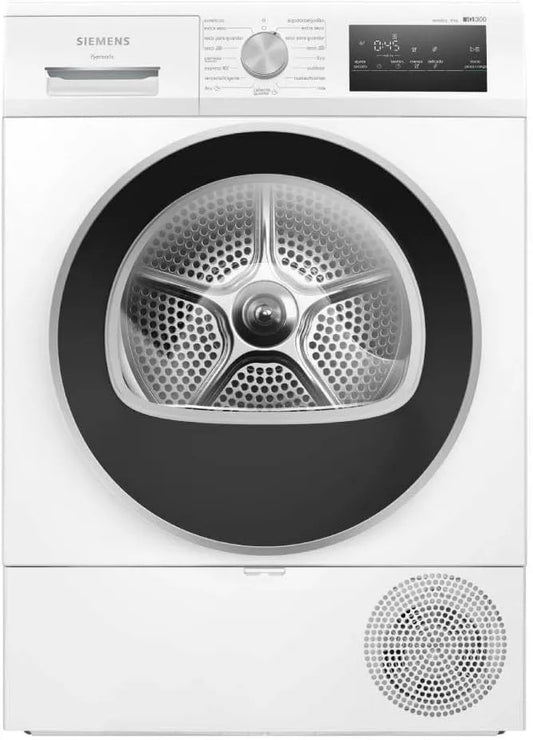 Siemens iQ300 WT45HV00ES Asciugatrice, 8 kg, Siemens - Asciugatrice con pompa di calore, autoDry